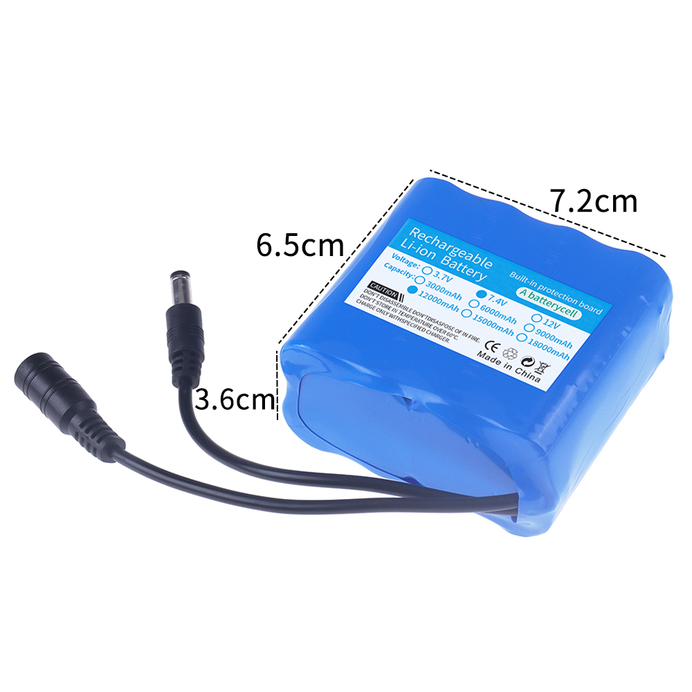 Bateria de lítio 2s4p 18650 7. - Fish Finder Battery avaliação e preço