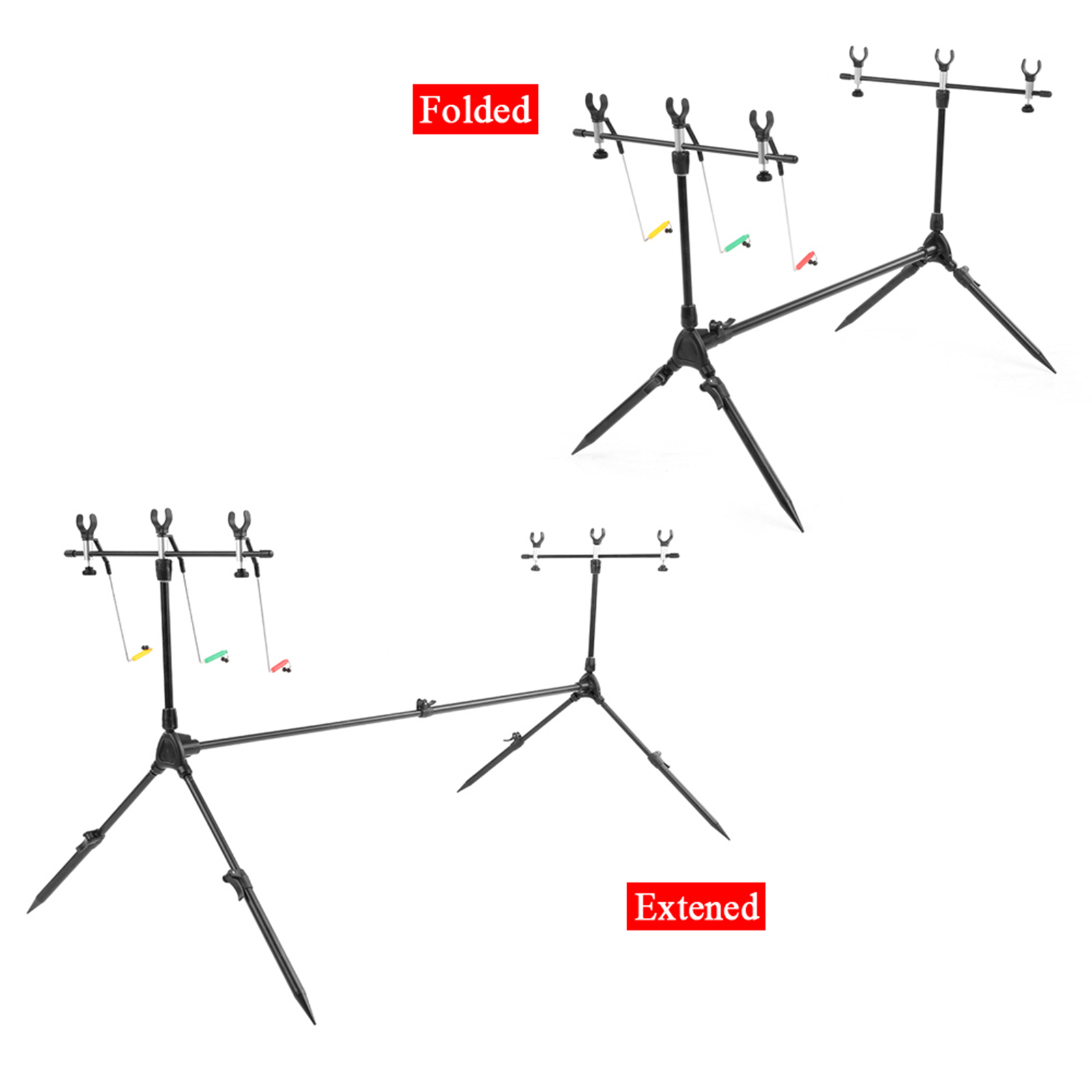 Lixada-Pesca Rod Pod Stand Hol - Fish Alarm avaliação e preço