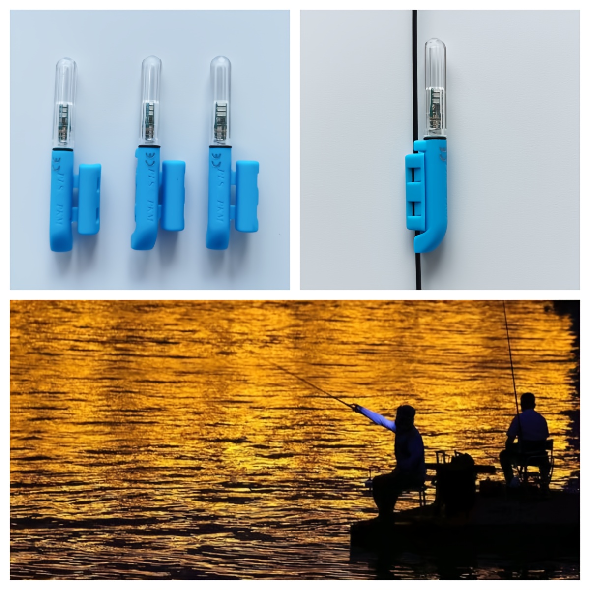 2 Peças Novas Luzes Noturnas p - Fish Alarm avaliação e preço